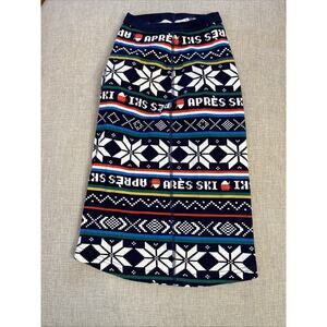 Hanna Andersson Size XL Dogs 100% Organic Cotton Ski Winter Snowflake Shirt